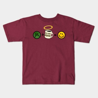 coffee.  every morning, every day Kids T-Shirt